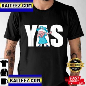 YAS QUEEN Elizabeth II Dabs Dab Funny Meme Dabbing Platinum Jubilee 2022 Celebration Gifts T-Shirt