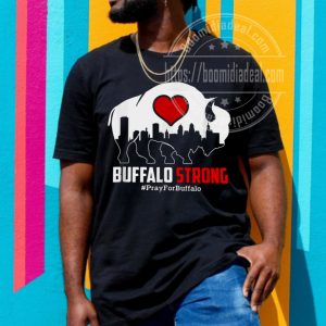 Community Strength Pray Support New York Buffalo Strong Gift T-Shirt