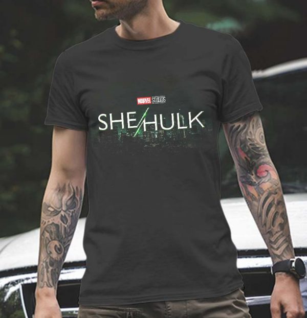 She Hulk Logo Banner Gift T-shirt