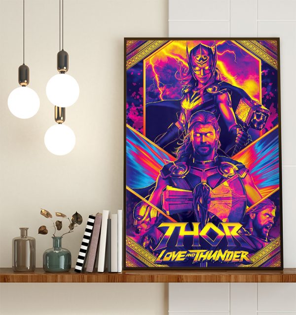 New Thor Love And Thunder Art Classic Poster Canvas