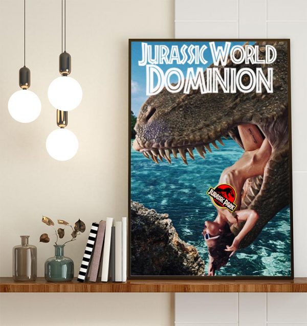 2022 Jurassic World Dominion Fan Art Poster Canvas