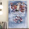 Colorado Avalanche Stanley Cup Champs Trophy Poster Canvas