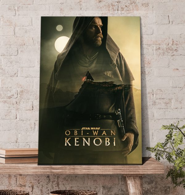 2022 Star Wars Obi Wan Kenobi A Limited Series Poster Canvas