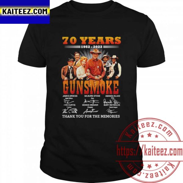 70 years 1952 2022 Gunsmoke thank you for the memories Unisex T-Shirt