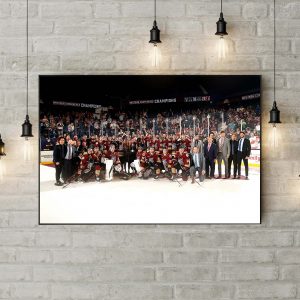 AHL Western Conference Champions Chicago Wolves Champs Wall Decor Poster Canvas
