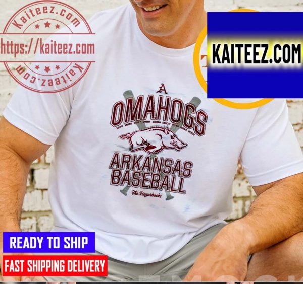 Arkansas Baseball Omahogs Vintage T-Shirt