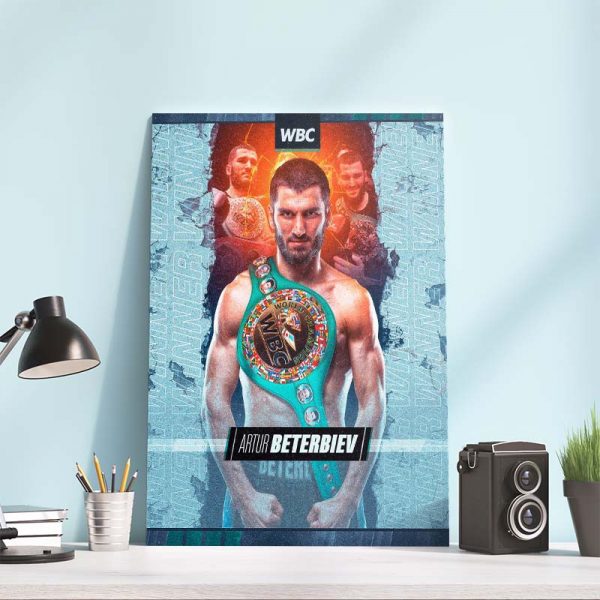 Artur Beterbiev WBC Lt Heavyweight Champion Poster Canvas