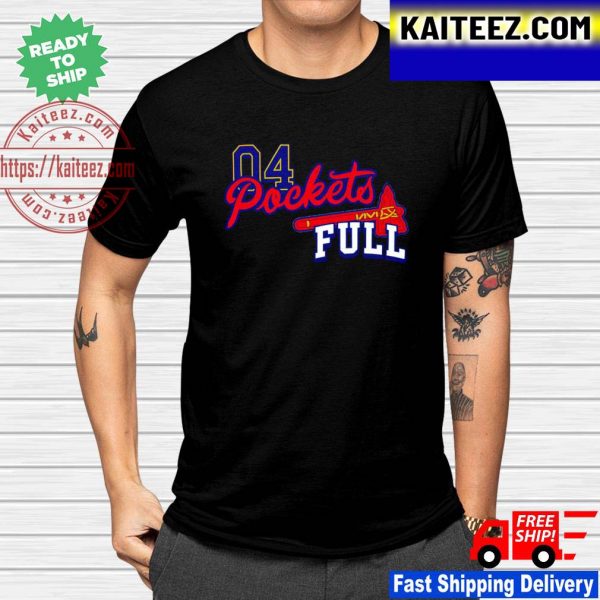 Atlanta Braves Jeff Blauser 4 Pockets full Basic T-shirt