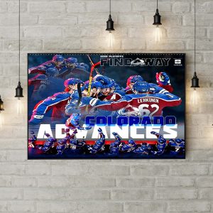Avalanche 2022 Western Conference Champions In Stanley Cup Wall Decor Poster Canvas