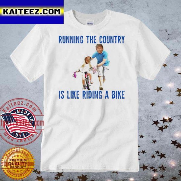 Biden Falls Off Bike Joe Biden Falling Off His Bicycle T-shirt