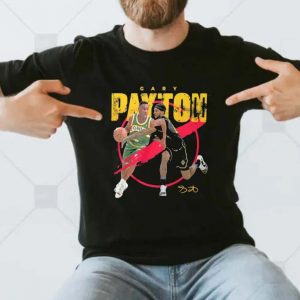 Gary Payton Wearing Gary Payton Vintage T-shirt