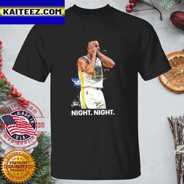 Golden State Warriors Stephen Curry Night Night T-shirt