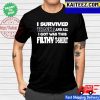 I’m confident my last words will be from my cold dead hands America flag funny t-shirt