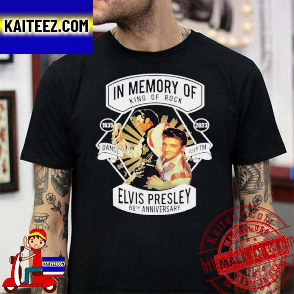 In memory of king of rock elvies presley T-shirt