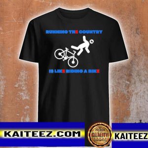 Joe Biden bike bicycle accident president t-shirt