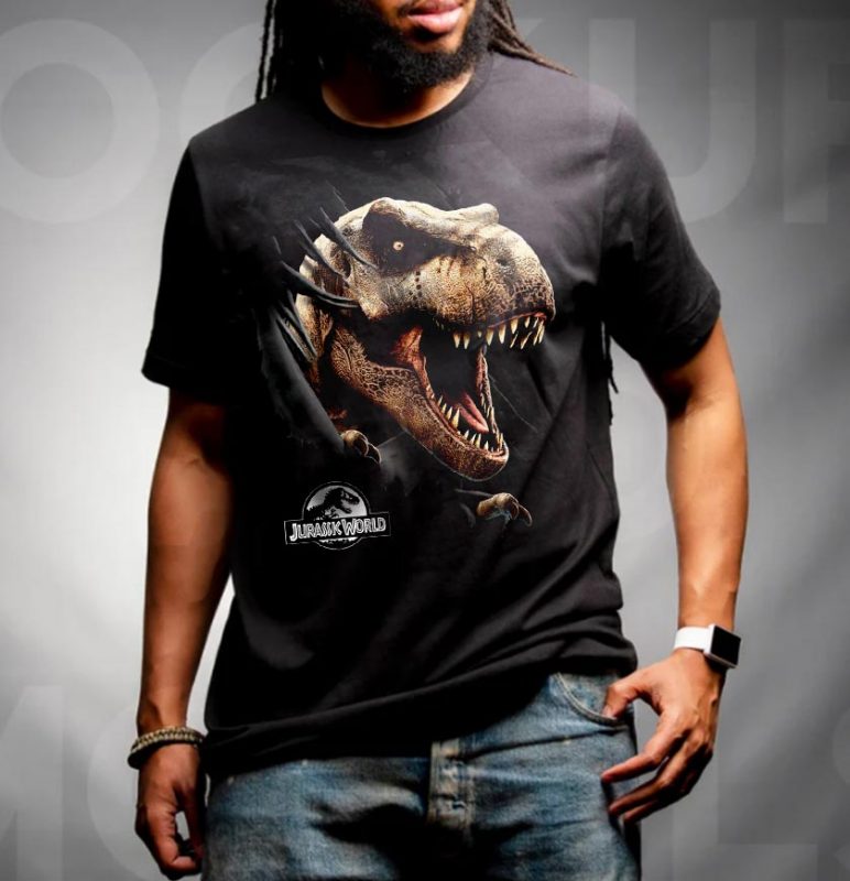 Jurassic World Dominion T-Rex Unisex Tshirt - Kaiteez