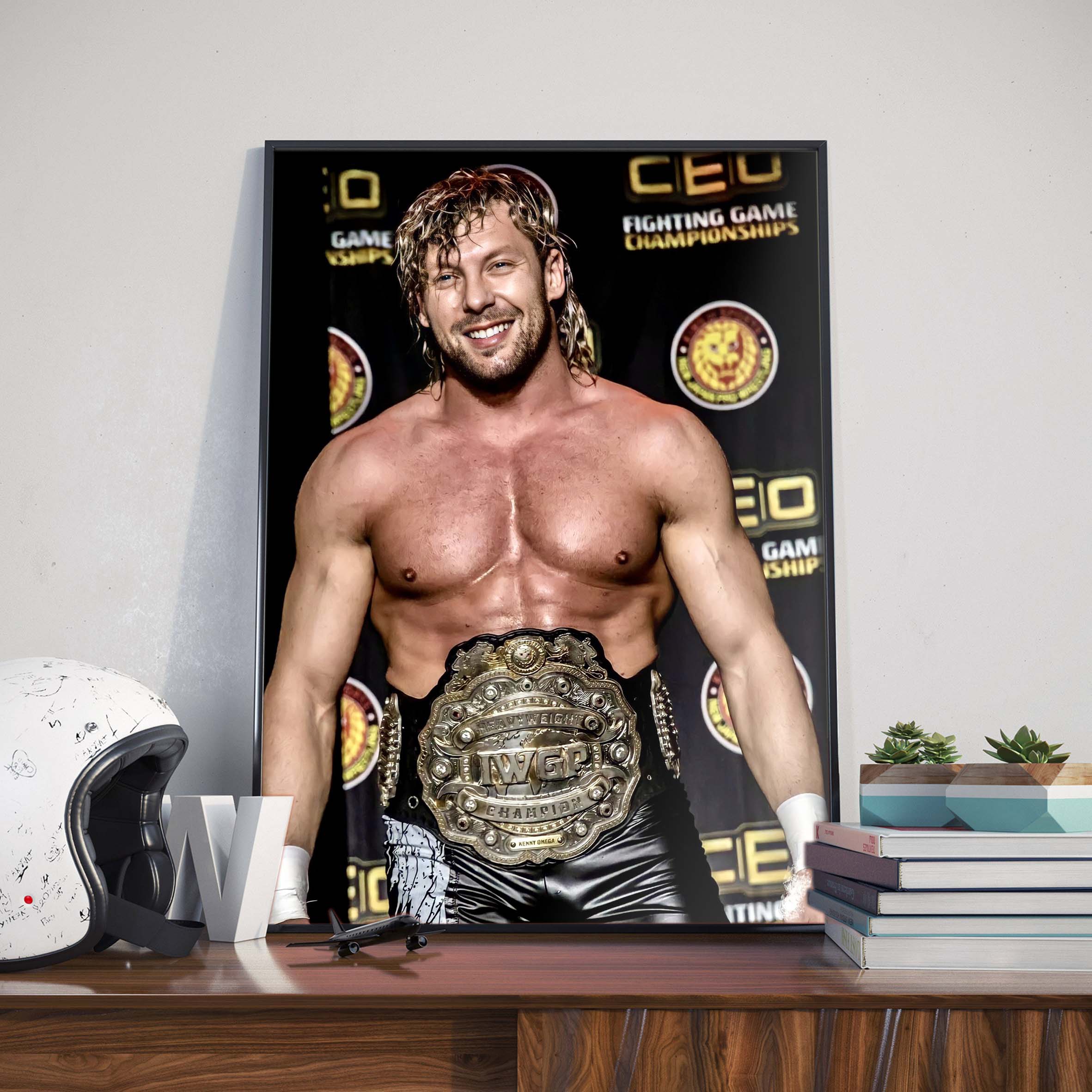 Kenny Omega IWGP Champion Return Poster Canvas