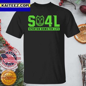 Mel Tucker Conceptsn Apparel Sd4l Spartan Dawg For Life T-Shirt