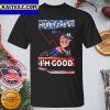 Meowica Proud To Be An American 4th Of July Merica USA Flag T-shirt