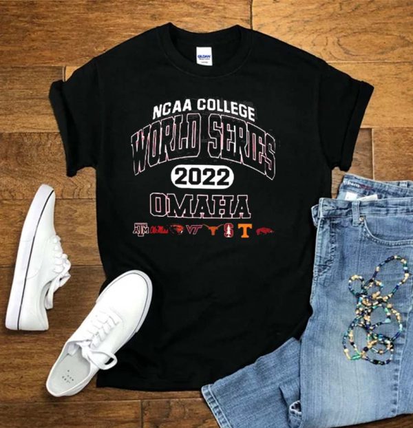 NCAA 2022 Mens College World Series All Teams T-Shirt