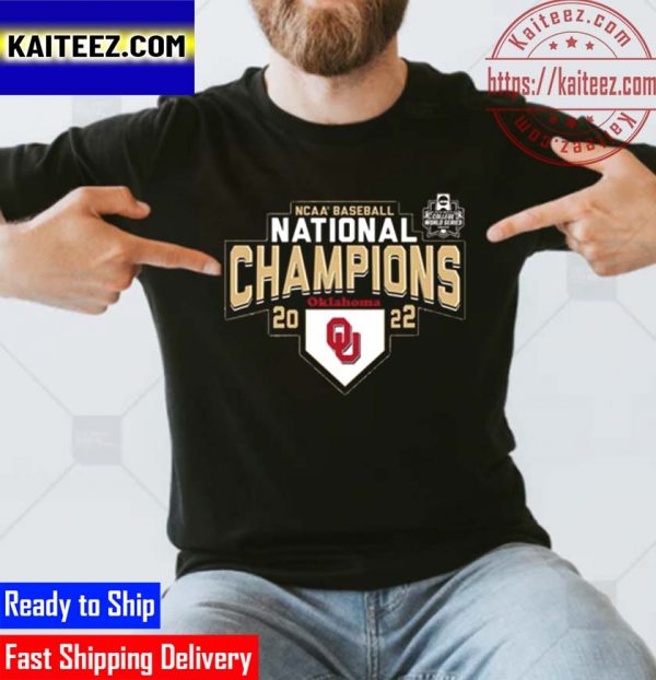 NCAA Baseball 2022 Mens College World Series MCWS Finals Champions Oklahoma Baseball Champs Classic T-Shirt