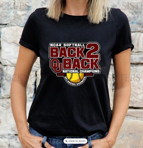 NCCA Softball Back2back National Champions Unisex Tshirt