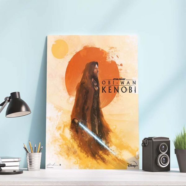 Obi-Wan Kenobi Jedi Master Fan Gift Poster Canvas