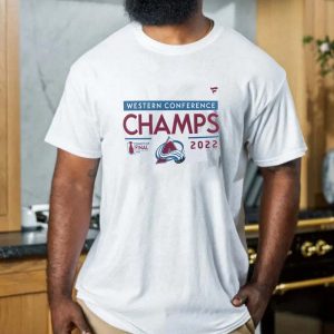 Official Colorado Avalanche 2022 Western Conference Champs Locker Room Classic T-shirt