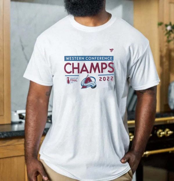 Official Colorado Avalanche 2022 Western Conference Champs Locker Room Classic T-shirt