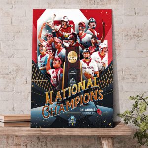 Oklahoma Sooners National Champions Poster Canvas