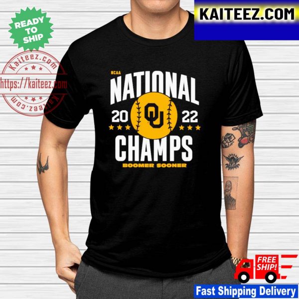 Oklahoma Sooners National Champs 2022 Boomer Sooner shirt
