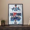National Champions Ole Miss Rebels NCAA Poster Canvas