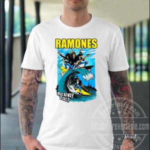 Ramones Rock Away Beach Gift T-shirt