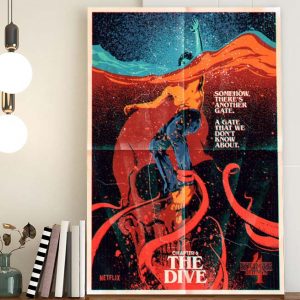 Stranger Things 4 Chaper 6 The Dive Poster Canvas