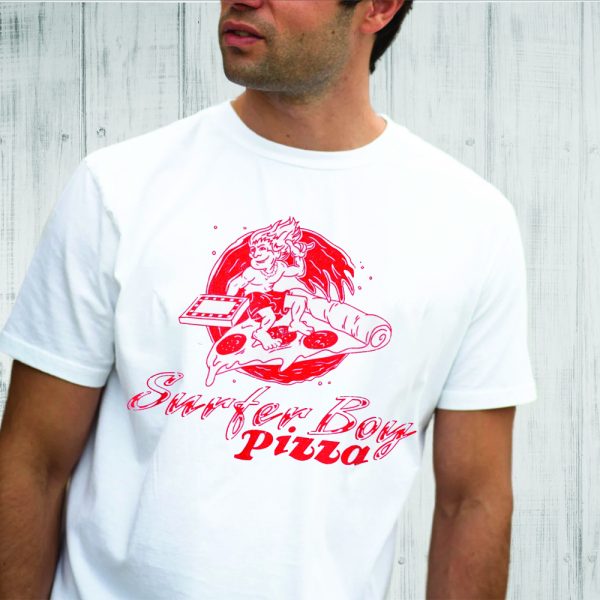 Stranger Things 4 Surfer Boy Pizza Unisex T-Shirt