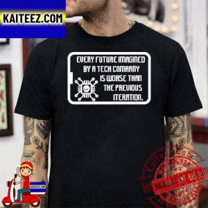 Surveillance Killjoy Every Future Imagined By A Tech Company Is Worse Than Previous Iteration T-shirt