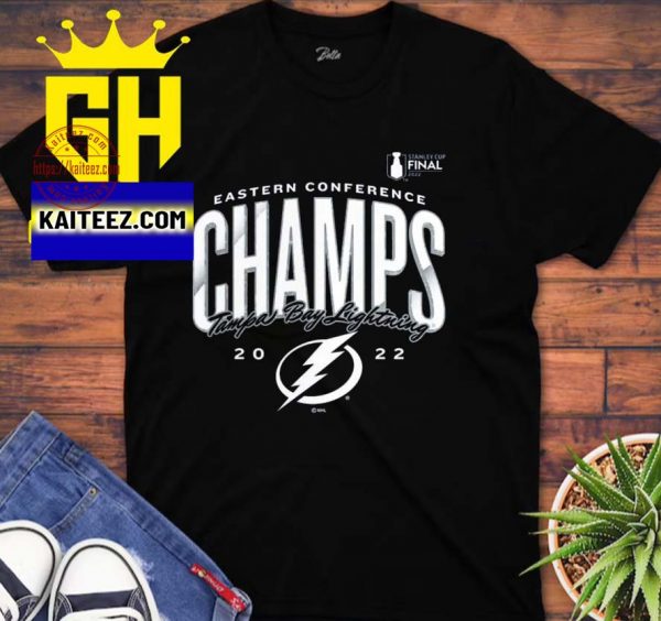 Tampa Bay Lightning 2022 Eastern Conference Champions Crash the Net Fan Gift T-Shirt