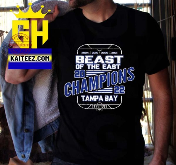 Tampa Bay Lightning Beast of the East 2022 Champions 3ELIEVE Vintage T-Shirt