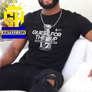 Tampa Bay Lightning Quest For The Cup 2022 Stanley Cup Final Premium T-Shirt