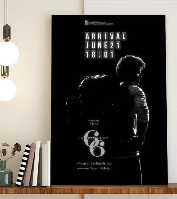 Thalapathy 66 Official Poster Canvas