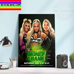 WWE MITB Money In The Bank LIV Morgan Lexi Kaufman Cabrera Lacey Evans Home Decor Poster Canvas