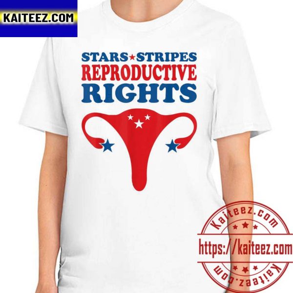 4th of July stars and stripes and reproductive rights T-Shirt