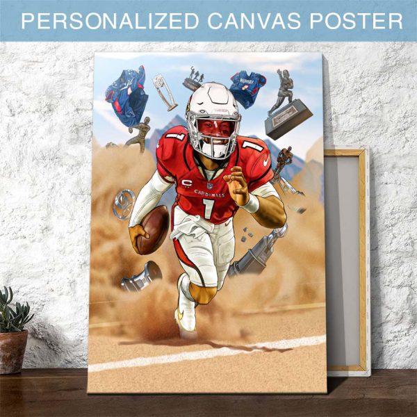 Arizona Cardinals Just Getting Started Canvas Poster