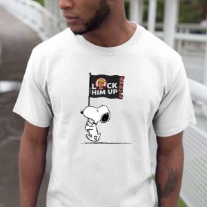 Arrest Trump Now Snoopy Flag Lock Him Up Unisex T-shirt