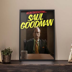 Better Call Saul Reintroducing Saul Goodman Canvas Poster