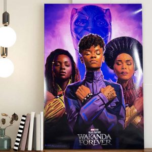 Black Panther Wakanda Forever In My Heart Poster Canvas