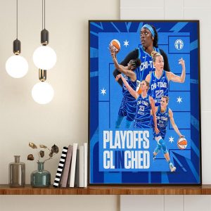 Chicago Sky Playoffs Clinched 2022 Women Basketball Poster Canavs