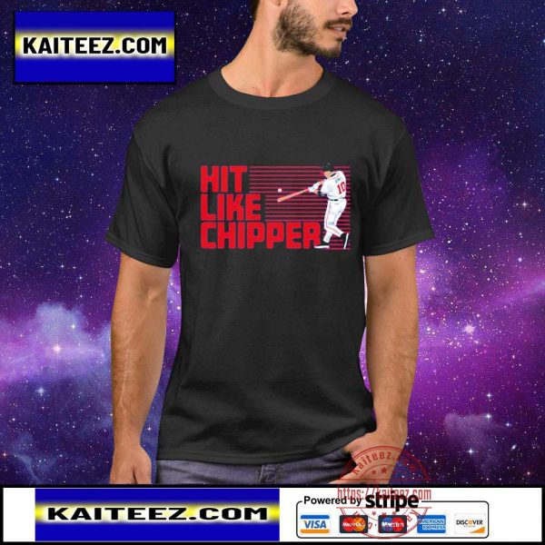 Chipper Jones Hit Like Chipper baseball shirt