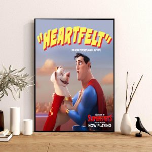 DC League Of Super Pets Heartfelt Decoration Poster Canvas