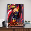F1 Max Verstappen Wins The 2022 French Grand Prix Canvas Poster
